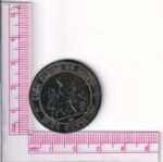 CRCAP208 MONEDA ESPAÑA GOB. PROVISIONAL 10 CENTIMOS 1870 BARCELONA OM MBC+ - Imagen 4