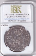 CRCAP211 MONEDA ESPAÑA FERNANDO VII 8 REALES 1810 MEXICO HJ - Imagen 2