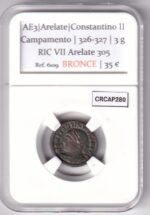CRCAP279 MONEDA ROMANA AE3 CICICO CONSTANTINO II BRONCE
