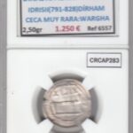 CRCAP284 DINASTIA IDRISI NORTE AFRICA (791-828) DIRHAM CECA WARGHA MUY RARA