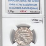 CRCAP285 DINASTIA IDRISI NORTE AFRICA (791-828) DIRHAM CECA BASORA (IRAK)