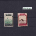 CRCOL863 SELLOS ESPAÑA COLONIA SAHARA Nº CAT. 66s y 75s SIN DENTAR SIN CHARNELA