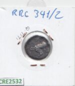 CRE2532 MONEDA ROMANA DENARIO ROMA LIBER PEGASO 90 AC - Imagen 2