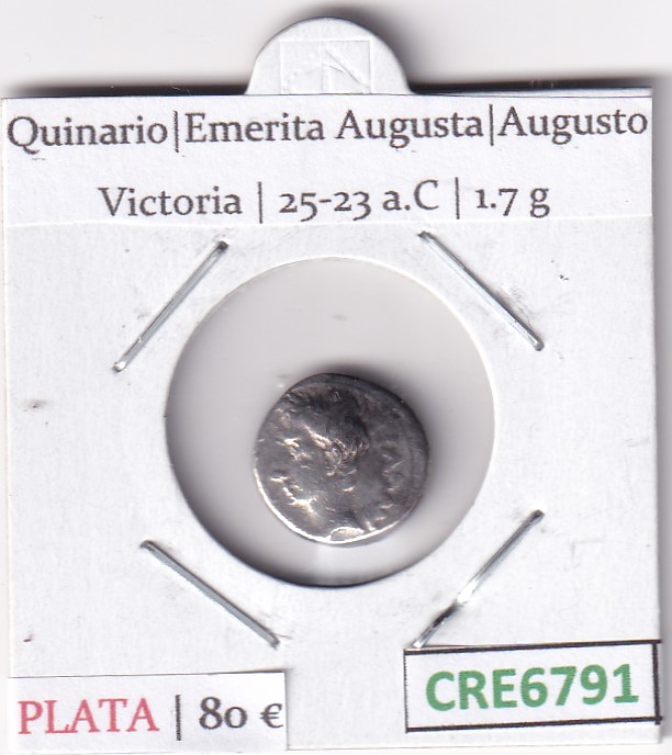 CRE6791 CRE6791 MONEDA ROMANA DENARIO ROMA VESPASIANO PAX 71 VER FOTOS - Imagen 1
