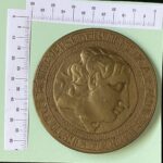 CREXP067 MEDALLA INST BONAERENSE DE NUM BRONCE 6,1 CM LUDOVICO CATA