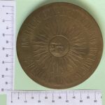 CREXP071 MEDALLA INST BONAERENSE DE NUM BRONCE 6,1 CM JUAN MARIA BERA