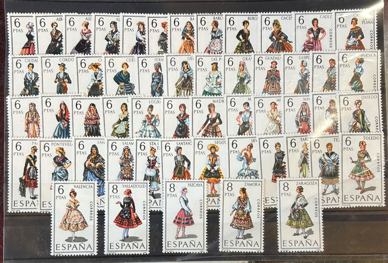 CREXP546 CREXP546 SELLOS ESPAÑA DE ESPAÑA (1967-1971) TRAJES REGIONALES - Imagen 1