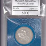 CREXP724 MONEDA ALEMANIA 10 MARCOS 1987 BERLIN PLATA