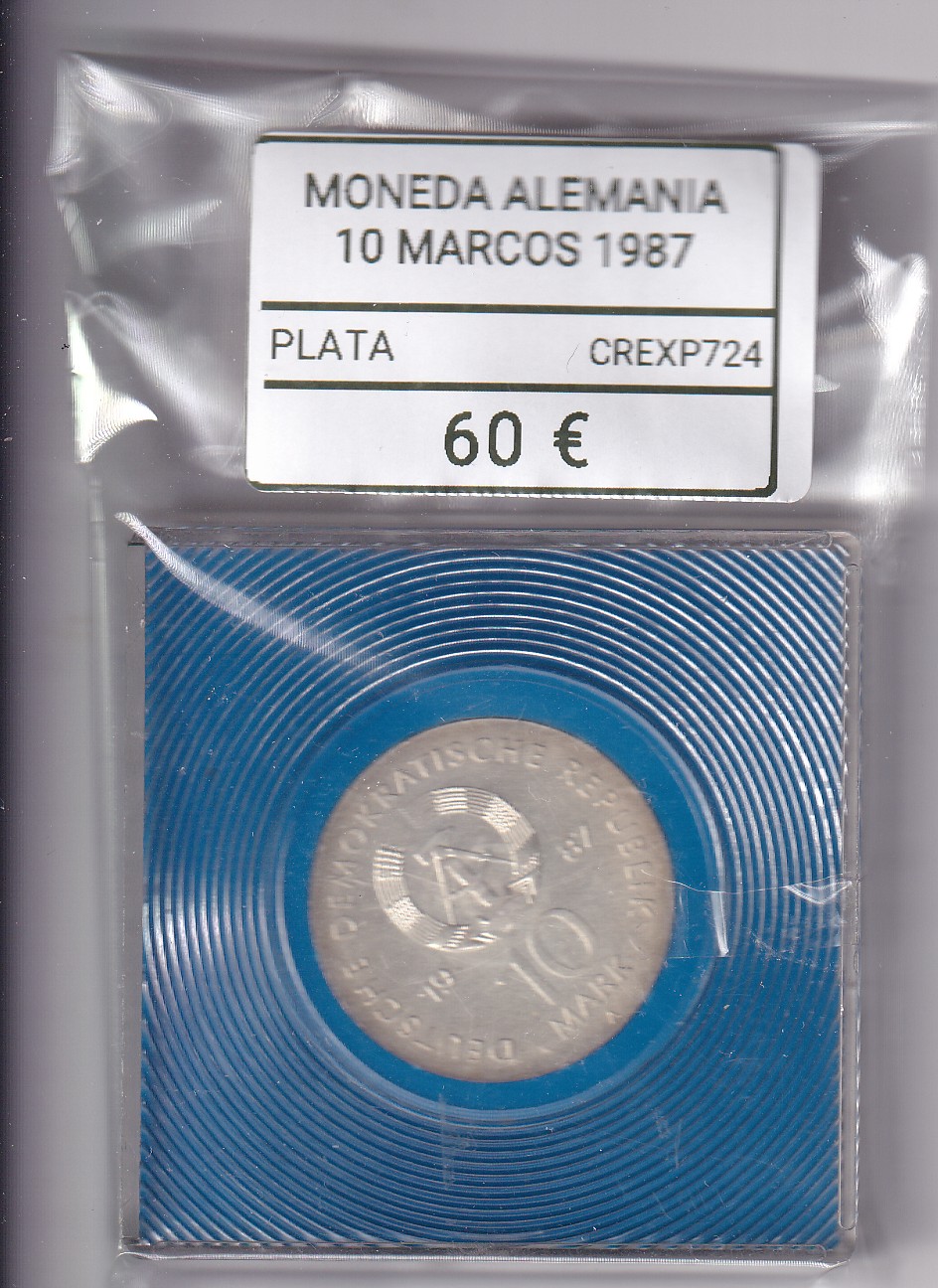 CREXP724 CREXP724 MONEDA ALEMANIA 10 MARCOS 1987 BERLIN PLATA - Imagen 1