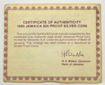 CREXP732 ESTUCHE JAMAICA 25 DOLARES 1980 PLATA 136 GR. - Imagen 4
