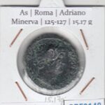 CRF0148 MONEDA AS ROMA ADRIANO MINERVA 125-127