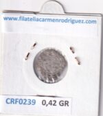 CRF0239 MONEDA ESPAÑA DINERO ALFONSO VIII 1212-1214 TOLEDO VELLON - Imagen 2