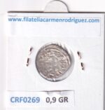CRF0269 MONEDA ESPAÑA DINERO ALFONSO VIII 1212-1214 TOLEDO VELLON - Imagen 2