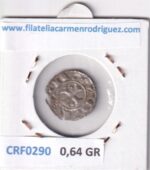 CRF0290 MONEDA ESPAÑA DINERO ALFONSO VIII 1212-1214 TOLEDO VELLON - Imagen 2