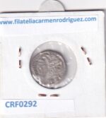 CRF0292 MONEDA ESPAÑA ALFONSO IX DINERO 1188-1230 AH VELLON - Imagen 2