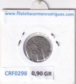 CRF0298 MONEDA ESPAÑA ALFONSO X DINERO 1252-1284 CORUÑA VELLON - Imagen 2