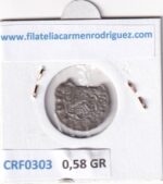 CRF0303 MONEDA ESPAÑA ALFONSO X DINERO NOVEN 1252-1284 BURGOS VELLON - Imagen 2