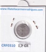 CRF0310 MONEDA ESPAÑA ISABEL II 1 REAL 1859 MADRID PLATA - Imagen 2