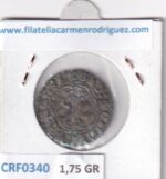 CRF0340 MONEDA ESPAÑA ENRIQUE III 1390-1405 BLANCA VELLON - Imagen 2