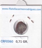 CRF0360 MONEDA ESPAÑA GUERRA DEL SEGADORS 1642 BUST DE LUIS XIII - Imagen 2