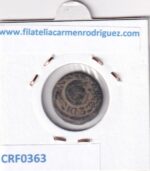 CRF0363 MONEDA ESPAÑA ARDIT BARCELONA CARLOS III 1707-1711 COBRE - Imagen 2