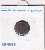 CRF0366 MONEDA ESPAÑA ARDIT BARCELONA CARLOS III 1707-1711 COBRE - Imagen 2