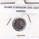 CRF0432 MONEDA ESPAÑA JAUME II ARAGON 1291-1327 DINERO VELLON
