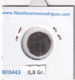 CRF0443 MONEDA ESPAÑA REYES CATOLICOS 1474-1504 BLANCA SIN SECA VELLON - Imagen 2