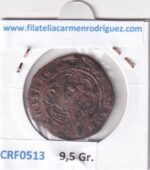 CRF0513 MONEDA ESPAÑA REYES CATOLICOS 1474-1504 4 MARAVEDIS BURGOS COBRE - Imagen 2