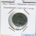 CRF0525 MONEDA AE3 NICEA ALEJANDRO SEVERO ESTANDARTES 222-235