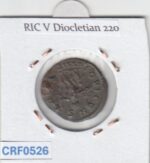 CRF0526 MONEDA ANTONINIANO TICINUM DIOCLECIANO JUPITER 285 - Imagen 2