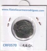 CRF0570 MONEDA ESPAÑA FELIPE II 1556-1598 2 MARAVEDIS TOLEDO VELLON - Imagen 2