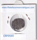 CRF0580 MONEDA ESPAÑA ALFONSO XI 1312-1350 NOVEN CORUÑA VELLON - Imagen 2