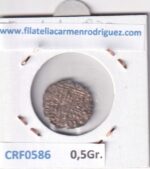 CRF0586 MONEDA ESPAÑA JUAN II 1406-1454 CORNADO SIN CECA VELLON - Imagen 2