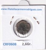 CRF0608 MONEDA ESPAÑA FELIPE III 1598-1621 4 MARAVEDIS BURGOS COBRE - Imagen 2