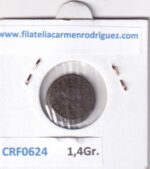 CRF0624 MONEDA ESPAÑA FELIPE III 1598-1621 4 MARAVEDIS SEGOVIA COBRE - Imagen 2