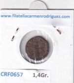 CRF0657 MONEDA ESPAÑA FELIPE III 1598-1621 2 MARAVEDIS SEGOVIA COBRE - Imagen 2
