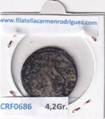 CRF0686 MONEDA ESPAÑA FELIPE III 1598-1621 8 MARAVEDIS COBRE - Imagen 2