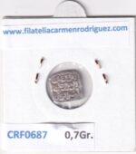 CRF0687 MONEDA ALMOHADE 1/2 DIRHAM ABD AL-MUNIN 1133-1163 PLATA - Imagen 2