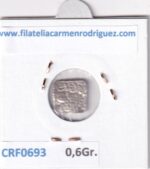 CRF0693 MONEDA ALMOHADE 1/2 DIRHAM ABD AL-MUNIN 1133-1169 PLATA - Imagen 2
