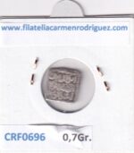 CRF0696 MONEDA ALMOHADE 1/2 DIRHAM ABD AL-MUNIN 1133-1172 PLATA - Imagen 2