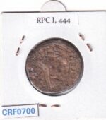 CRF0700 MONEDA ROMANA AS CALAGURRIS AUGUSTO BRONCE - Imagen 2