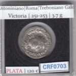 CRF0703 MONEDA ANTONINIANO ROMA TREBONIANO GALO VICTORIA 251-253