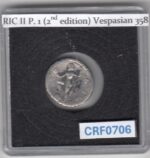 CRF0706 MONEDA DENARIO ROMA VESPASIANO NEPTUNO 72-73 - Imagen 2