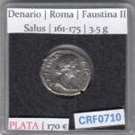CRF0710 MONEDA DENARIO ROMA FAUSTINA II SALUS 161-175