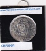 CRF0964 MONEDA ESPAÑA FELIPE IV 1621-1665 RESELLO COBRE - Imagen 2