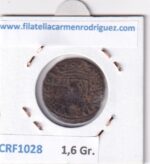 CRF1028 MONEDA ESPAÑA FELIPE IV 1621-1665 16 MARAVEDIS TRUJILLO RARA COBRE - Imagen 2
