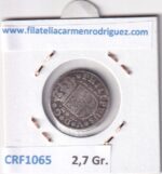 CRF1065 MONEDA ESPAÑA FELIPE V 1744 1 REAL SEVILLA PLATA - Imagen 2