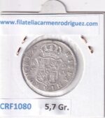 CRF1080 MONEDA ESPAÑA CARLOS III 2 REALES 1800 CN SEVILLA PLATA - Imagen 2