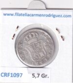 CRF1097 MONEDA ESPAÑA CARLOS III 2 REALES 1783 MADRID JD PLATA - Imagen 2